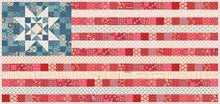 Load image into Gallery viewer, Riley Blake Americana Oh Beautiful Flag Runner & Amber Waves Mini Quilt Kit KT16081
