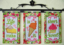 Load image into Gallery viewer, FREE Youtube Live- Janine Babich "Life is Sweet" Table Topper Project Sew Along with Jeanne. April 28th, 10:30am-1:30pm PST