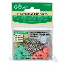 Clover Flower Head Pins Boxed 100ct 2506