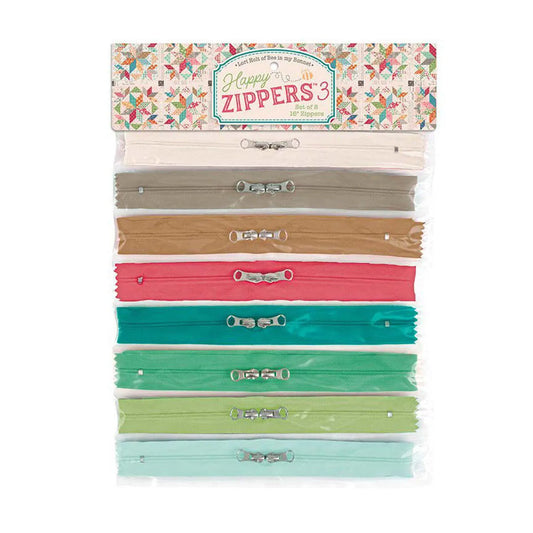 Lori Holt Home Décor Zippy Bags 4 Panel HD17370-PANEL AND/OR Happy Zippers 3 ST-46804 (USE DROP DOWN MENU TO MAKE SELECTION)