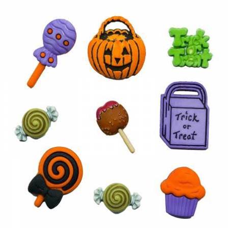 Buttons Galore Trick or Treat Buttons BG-4541