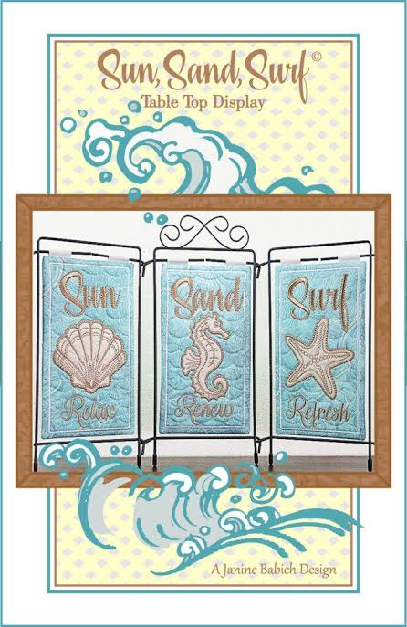 Free Youtube Sew Along: Janine Babich Sun Sand Surf Tri-Stand with Karen Bohl- August 5th, 10:30am-1:30pm PST