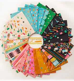 Moda 1-800-Notion Fat Quarter Bundle 29 Cuts RS5207FQ Ruby Star Precut#1