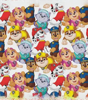 Packed Puppies Paw Patrol Fabric Sold by the Yard PW-4816-5C