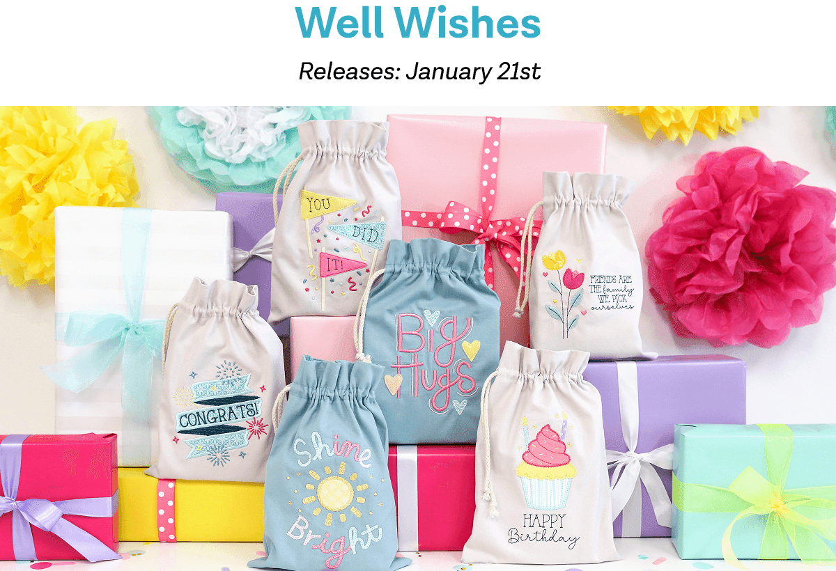 Kimberbell Well Wishes # KD5158 Machine Embroidery Patterns (Physical leaflet OR emailed redemption code, use drop down menu)
