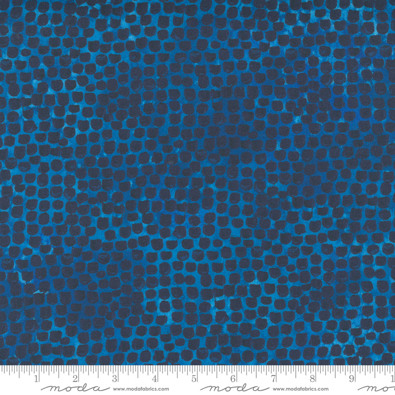 Moda Starflower Christmas Navy Fabric by the Yard 8485 15