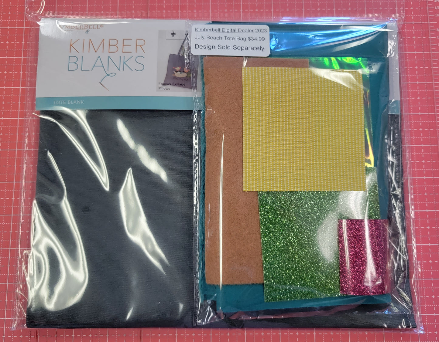 Kimberbell Digital Dealer 2023 July Beach Tote Design AND/OR Fabric Kit
