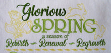 Load image into Gallery viewer, Glorious Spring Wall Hanging Janine Babich Embroidery Design