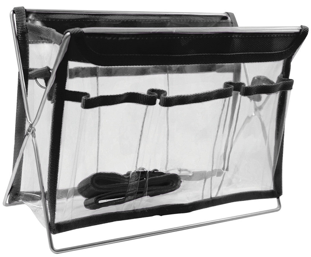 Sassy Tote! Black and Clear tote no. 37273