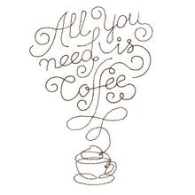 Load image into Gallery viewer, But First, Coffee Collection ScissorTail Stitches #51213