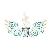 Load image into Gallery viewer, But First, Coffee Collection ScissorTail Stitches #51213
