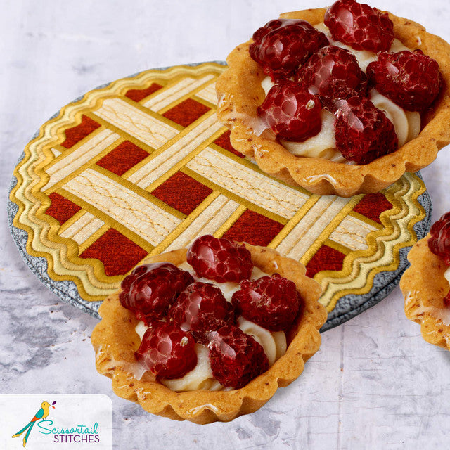 OESD Scissortail Stitches Pie Please Hot Pads Design 51309 Digital Design ONLY