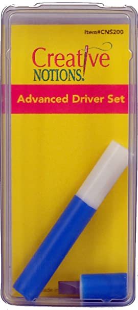 JEANNE'S FAVORITES Creative Notions Machine Screw Driver Set Blue or Yellow for Low Shank Machines BLADS