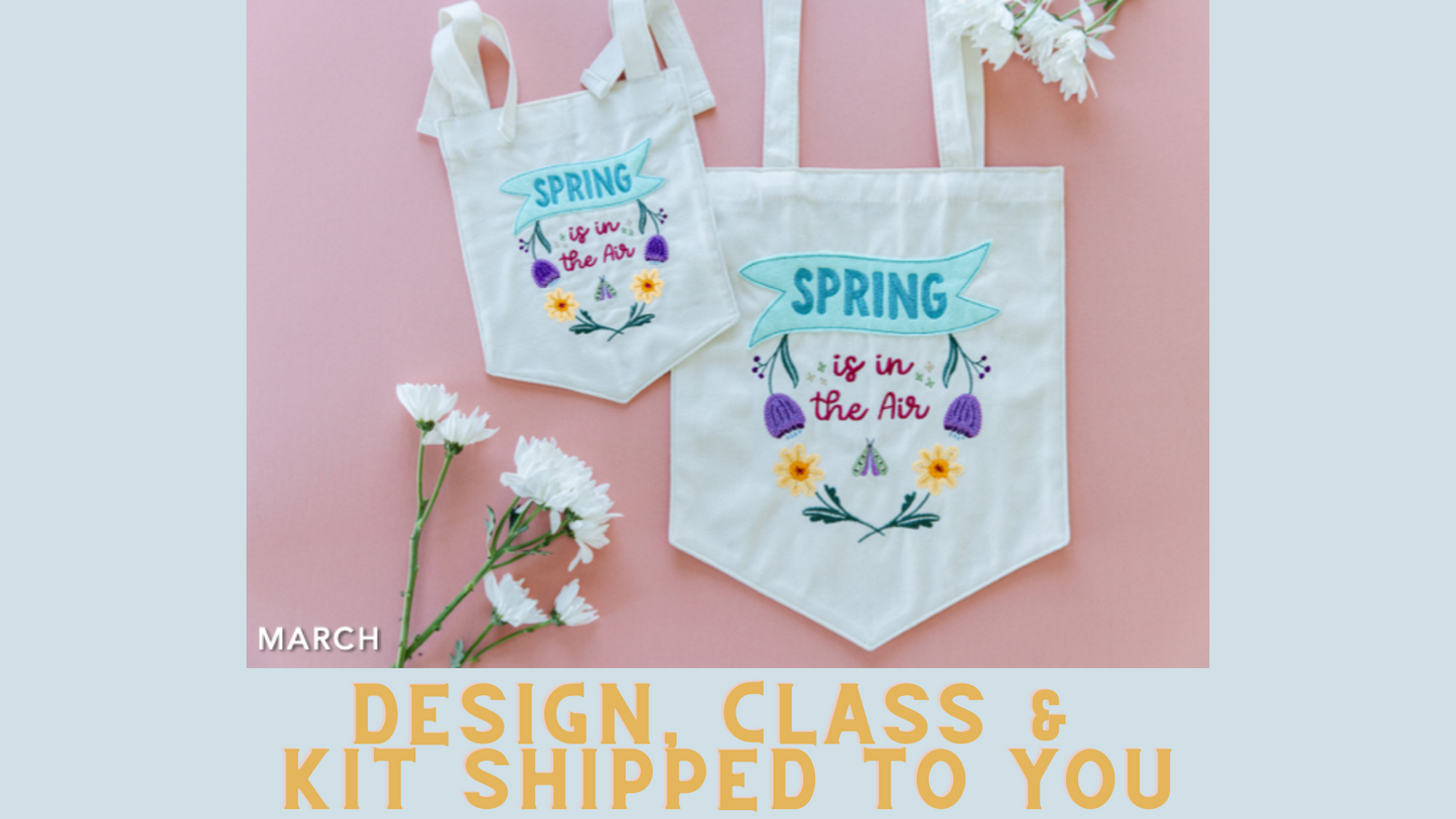 March 2022 - Kimberbell Dealer Club: Spring Is In The Air KIT AND DESIGN