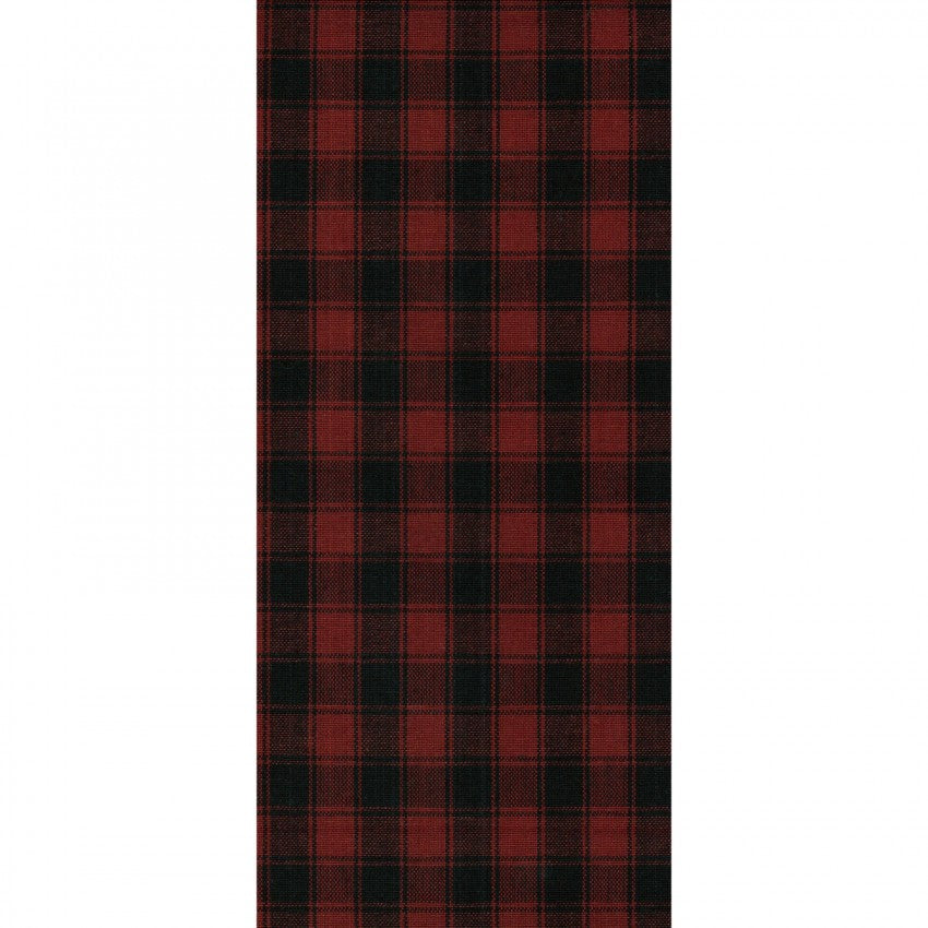 Dunroven House Check Tea Towel Red / Black DUH737-64