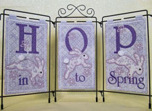 Load image into Gallery viewer, Janine Babich Hop Into Spring Table top display Design #JDBHIS