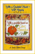 Load image into Gallery viewer, Janine Babich Grateful Heart Wall Hanging Give Thanks JBDGH