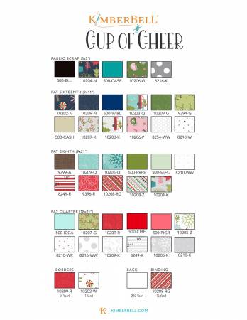 Cup of Cheer Advent Quilt Items Kimberbell - 95368522