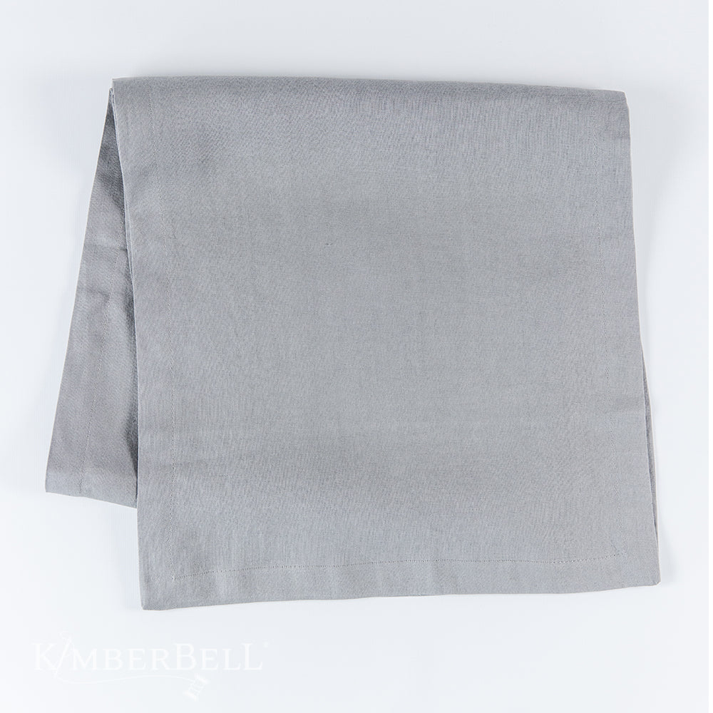 Cool Grey Linen Table Runner kdmr143