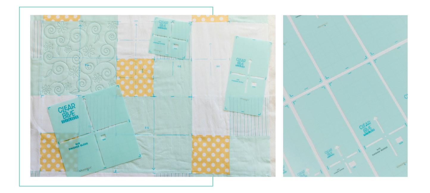 Kimberbell Clear Blue Tiles Essentials Set #KDTL105