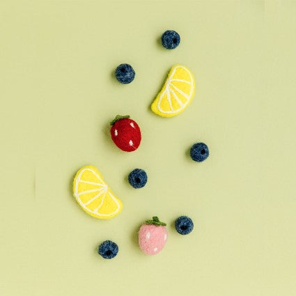 Kimberbell Wool Felt Lemons & Berries (10 Pieces) KDKB1276