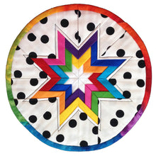 Load image into Gallery viewer, Folded Star Round 8" Hot Pad Pattern