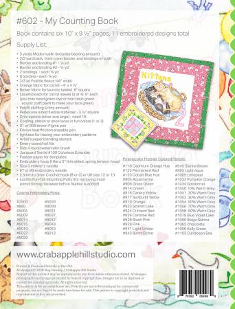 Crabapple Hill Studio My Counting Book # CAH602C