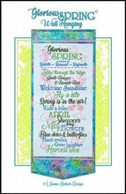 Load image into Gallery viewer, Glorious Spring Wall Hanging Janine Babich Embroidery Design