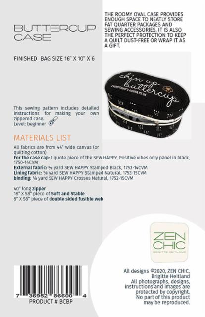 Buttercup Case Sewing Pattern Zen Chic #ZC-BCBP