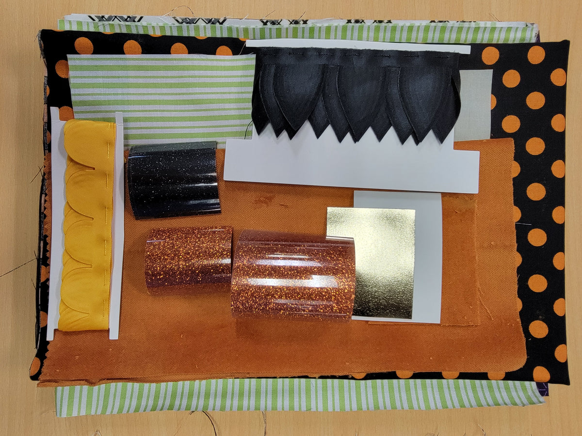 Kimberbell Home is Where the Haunt is Pillow FABRIC KIT with Embellish