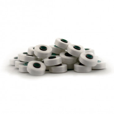 Prewound Magna-Glide Bulk WHITE or BLACK 100/box L Bobbins for Multi Needles or Regular Sewing