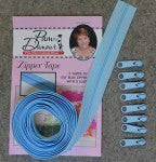 Load image into Gallery viewer, Pam Dumour's 3 Yards of Reversible Coil Zipper Tape with 8 Slides Size 4.5