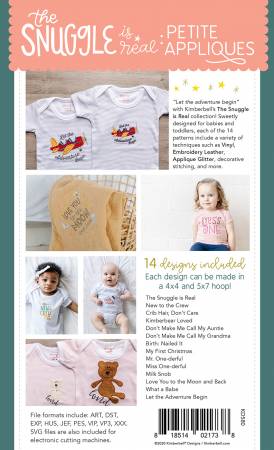 The Snuggle is Real: Petite Applique CD # KD580