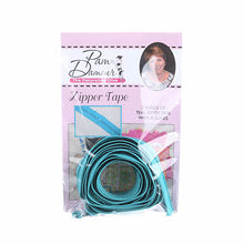 Load image into Gallery viewer, Pam Dumour's 3 Yards of Reversible Coil Zipper Tape with 8 Slides Size 4.5