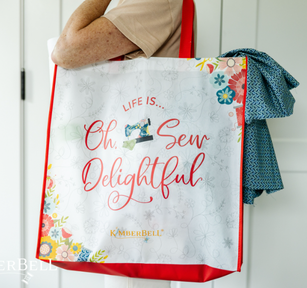 Kimberbell OH, SEW DELIGHTFUL LARGE TOTE (18” x 18”) KIDKDMR156