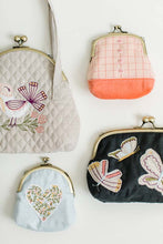 Load image into Gallery viewer, Kimberbell Embroidery Design Keepsake Clasp Purses kd578