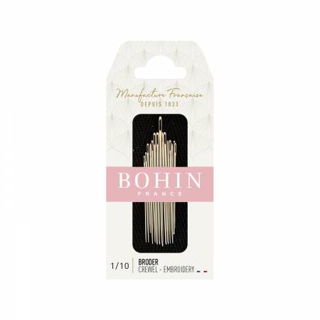 Bohin France Discovery Pack Assorted Embroidery Needles 1/10