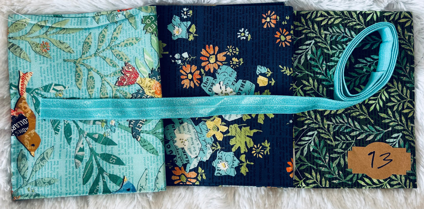 Needle Notebook 1 Fabric Kits Multiple Variants featuring Moda Cannon Beach and Paper Hamlet - USE THE DROPDOWN TO MAKE YOUR SELECTION AND TO SEE A CLOSE UP OF YOUR OPTIONS