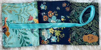 Needle Notebook 1 Fabric Kits Multiple Variants featuring Moda Cannon Beach and Paper Hamlet - USE THE DROPDOWN TO MAKE YOUR SELECTION AND TO SEE A CLOSE UP OF YOUR OPTIONS