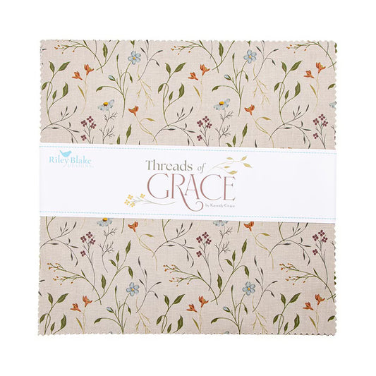 Riley Blake Threads of Grace Fabric 10" Stacker 10-16820-42