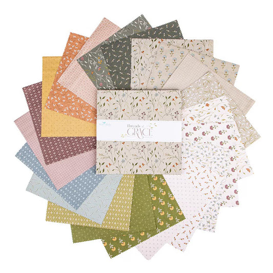 Riley Blake Threads of Grace Fabric 10" Stacker 10-16820-42