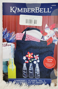 Kimberbell Classics Vol. 1: Star Spangled Celebration Mug Rug  Fabric Kit AND/OR Design