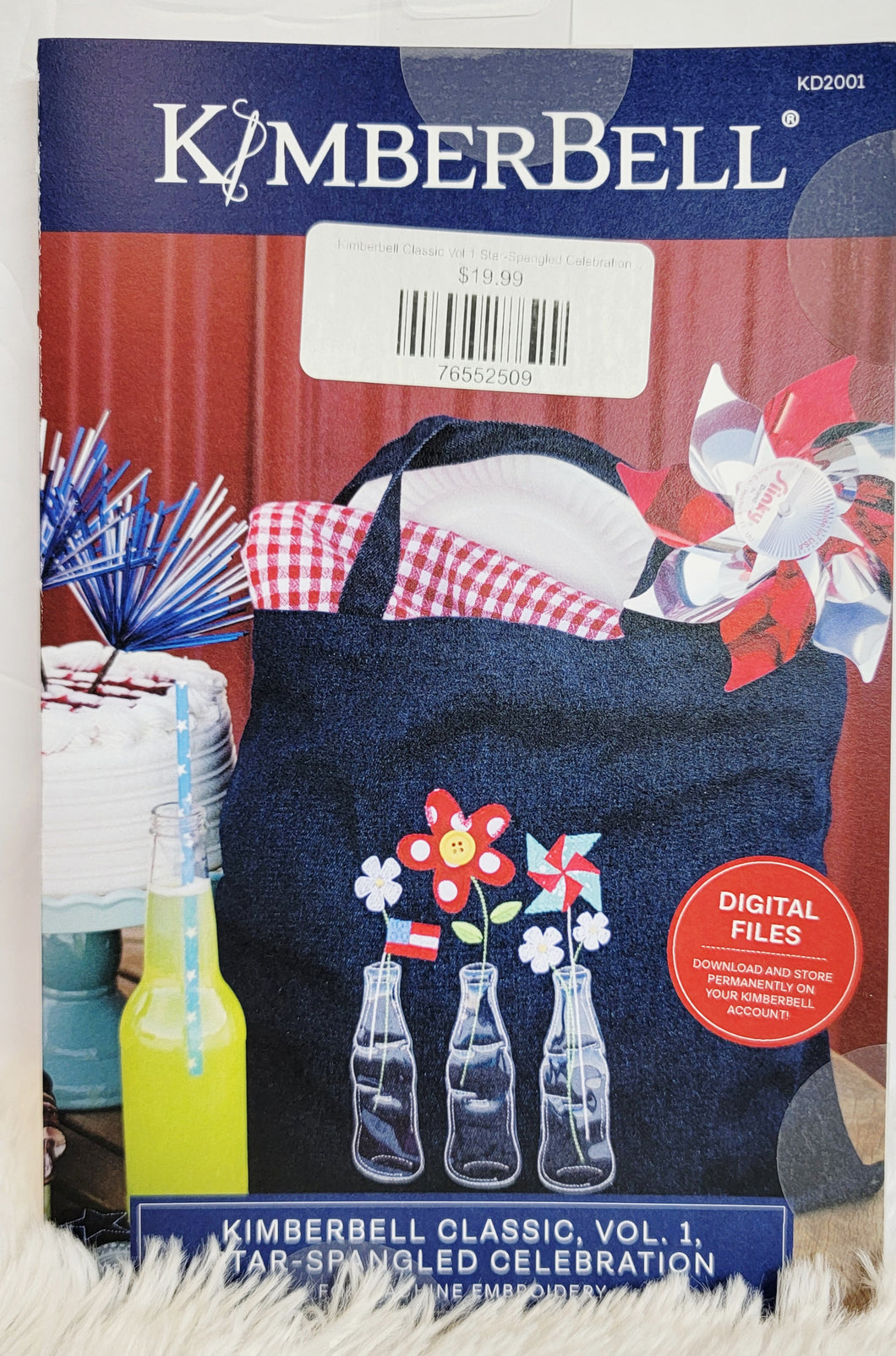 Kimberbell Classics Vol. 1: Star Spangled Celebration Mug Rug  Fabric Kit AND/OR Design
