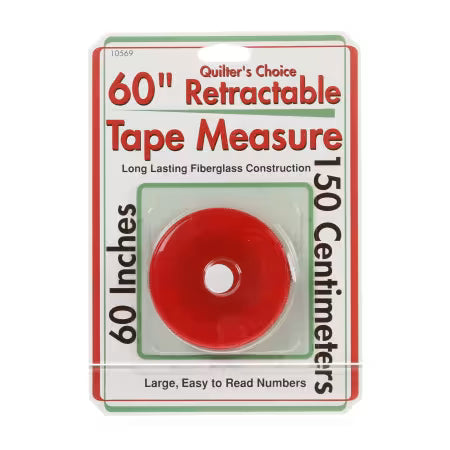 Quilters Choice Retractable Tape Measure 60in # 10569