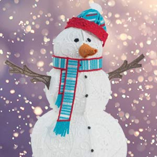 OESD Freestanding Lace Snowman 2 12650USB