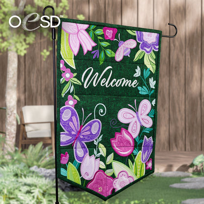 OESD Spring Welcome Garden Flag Design 12973 (Physical USB or Digital Download)
