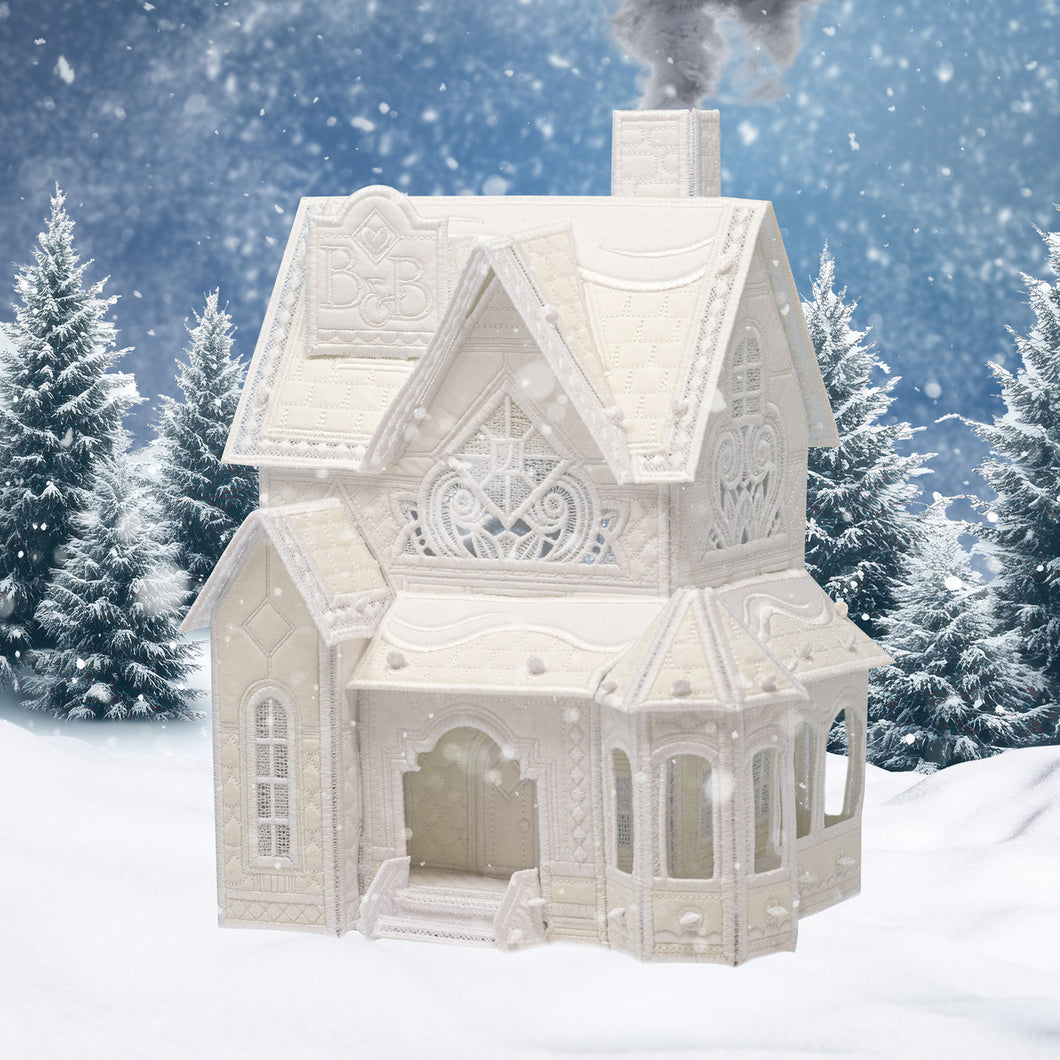OESD Winter Village Freestanding Bed and Breakfast 13011USB PREORDER RELEASE DATE OCTOBER 2025