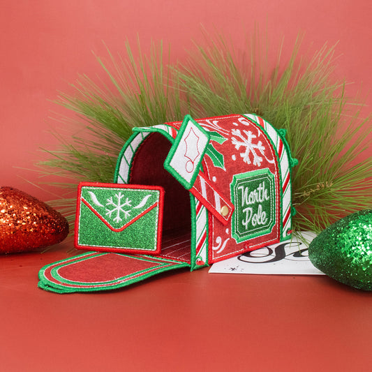 OESD Freestanding Christmas Mailbox Design 13027 (Phyiscal USB or Digital Dealer Option, use drop down menu)