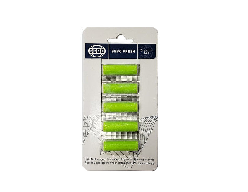 SEBO FRESH Vacuum Air Scents (lime scent), 1 pack of 5