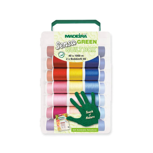 Madeira Sensa Green Quilt Box - 40 Spools of Thread #8050